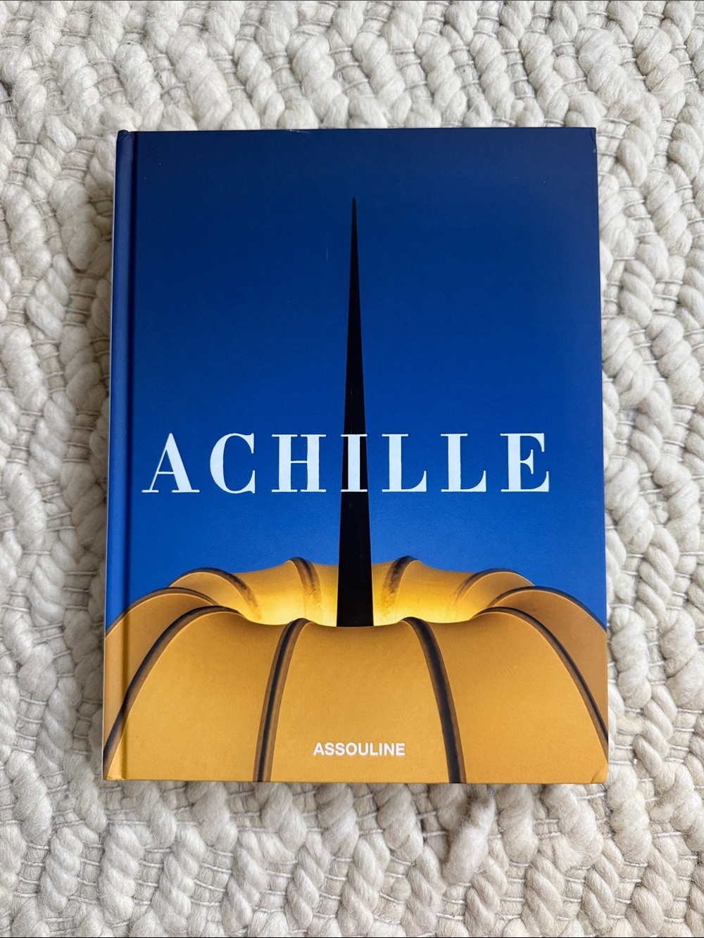 Assouline Achille Coffee Table Book - Blue & Gold Cover